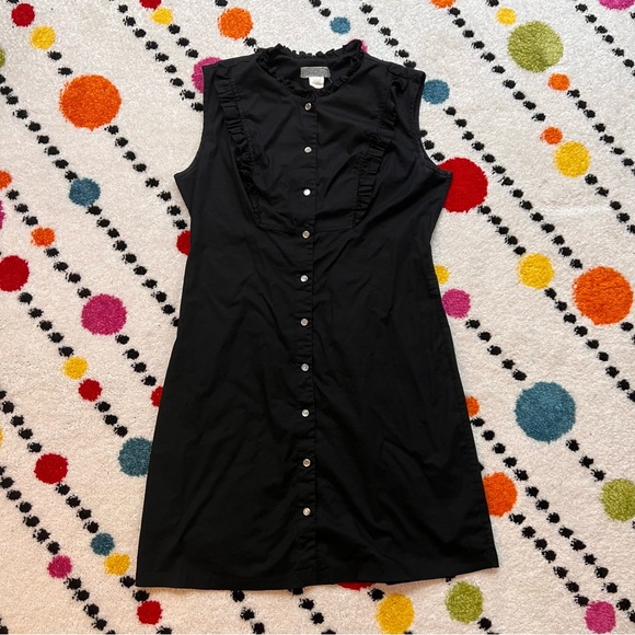 Super Cute button front sleeveless dress